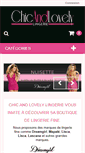 Mobile Screenshot of chicandlovely-lingerie.com